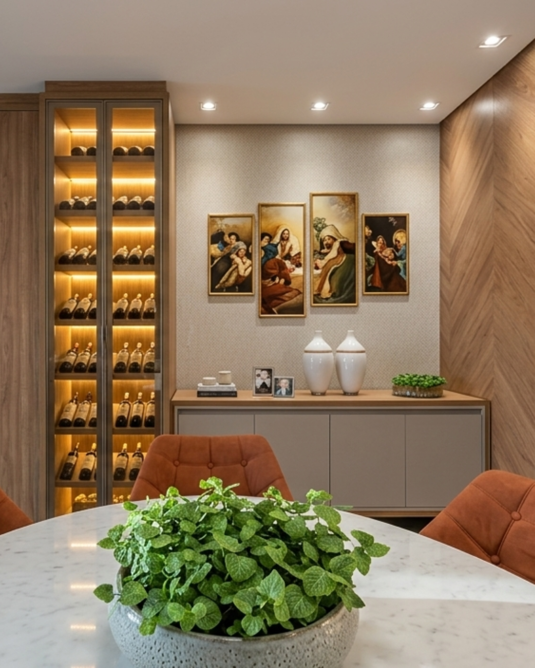 Projeto de cozinha sob medida com design moderno, desenvolvido pela Bompani Móveis para um ambiente funcional e elegante.