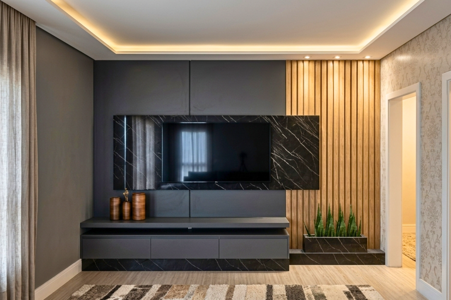 1 - sala planejada sob medida móveis bompani