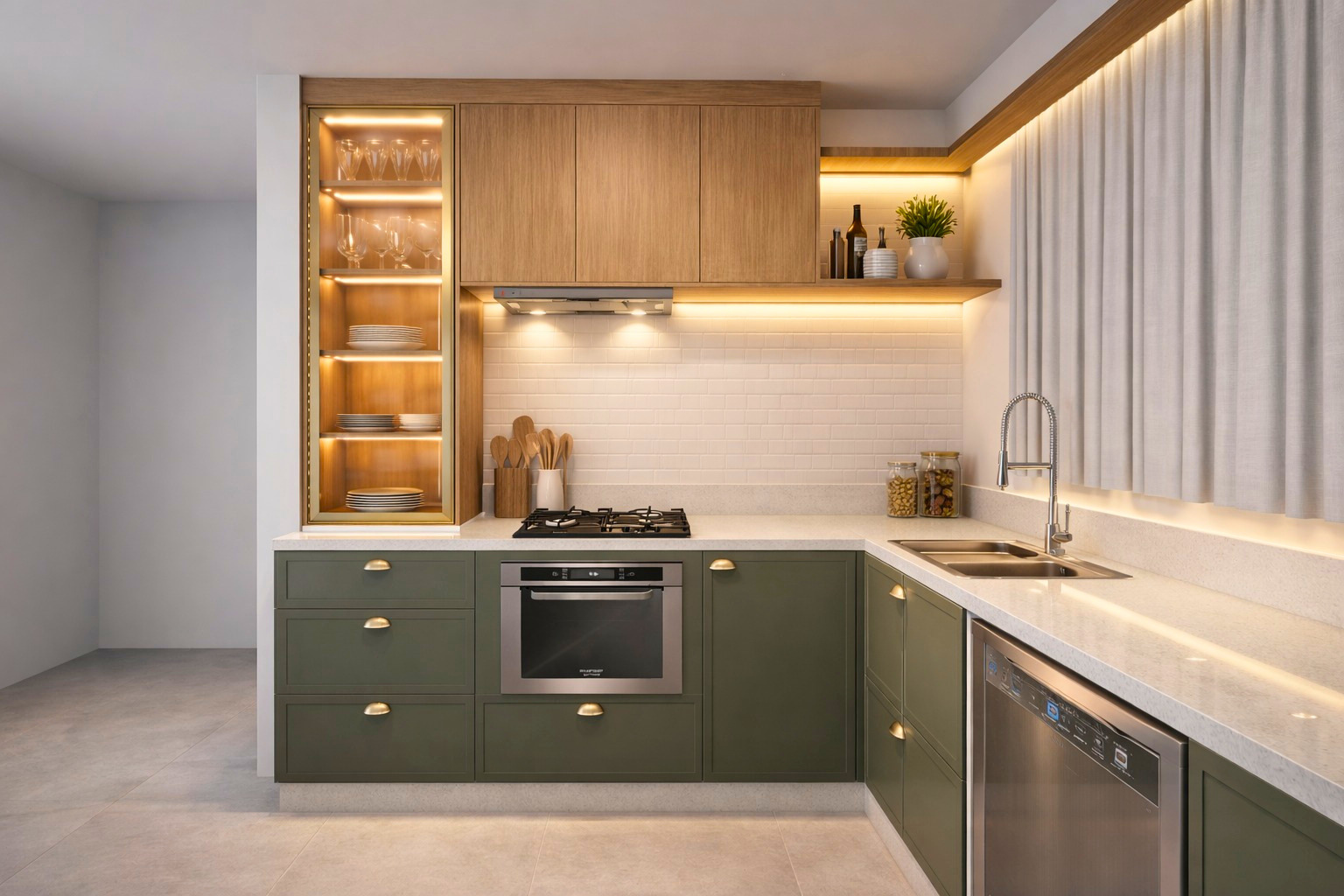 19 - cozinha planejada sob medida móveis bompani blumenau