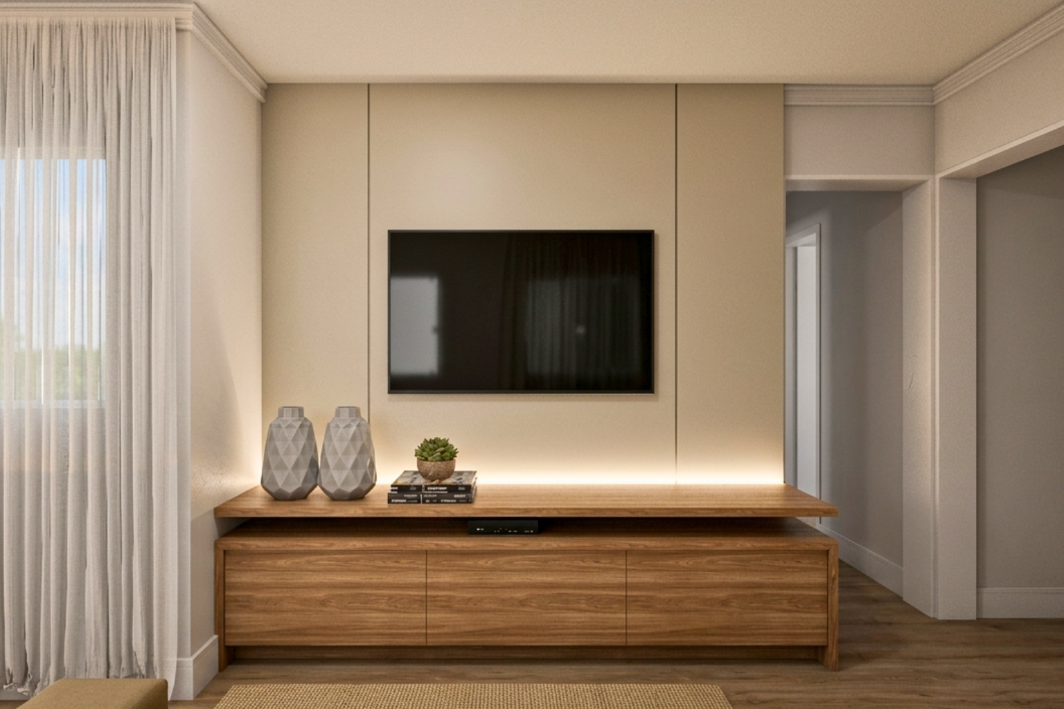 2 - sala planejada sob medida móveis bompani