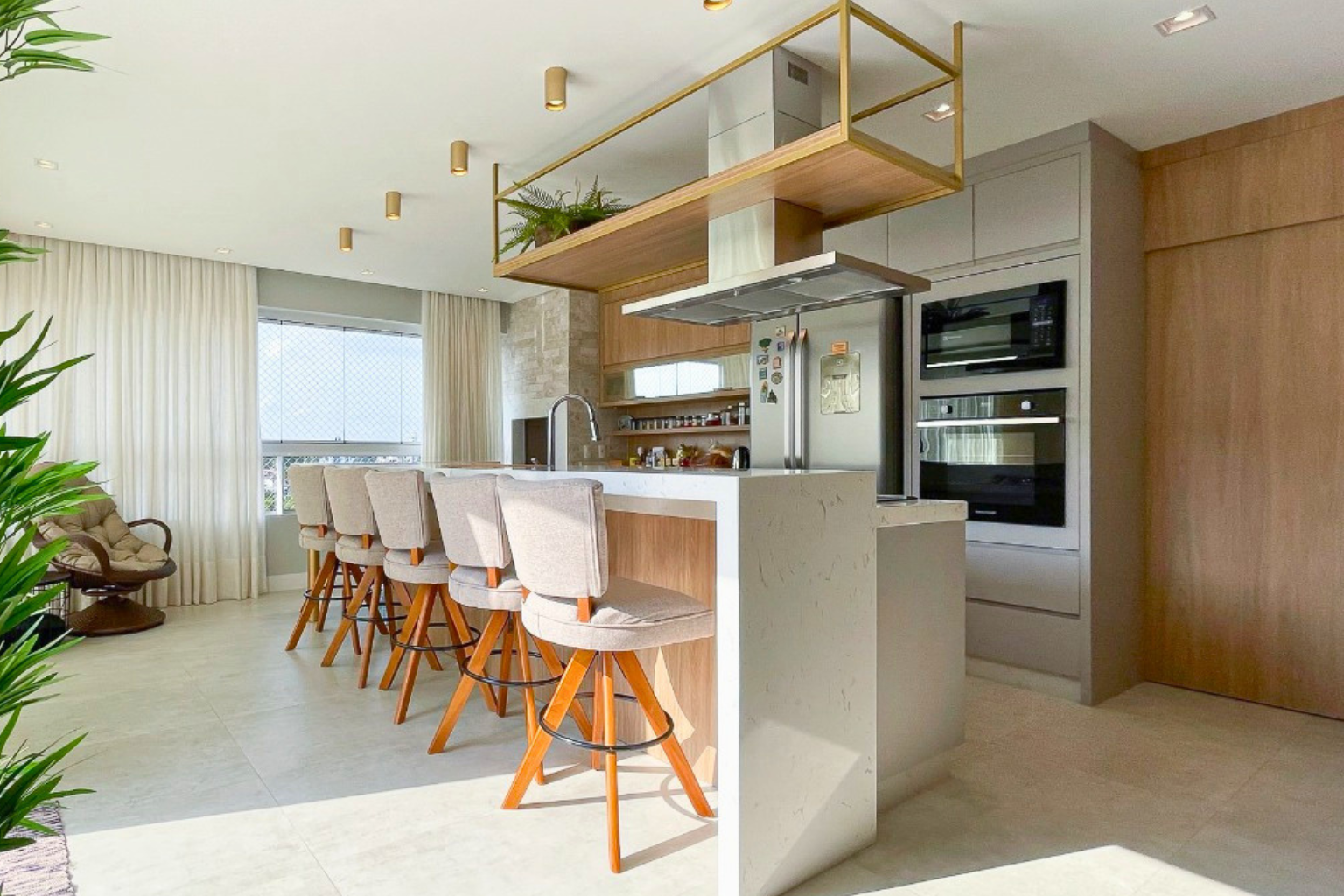 22 - cozinha planejada sob medida móveis bompani blumenau