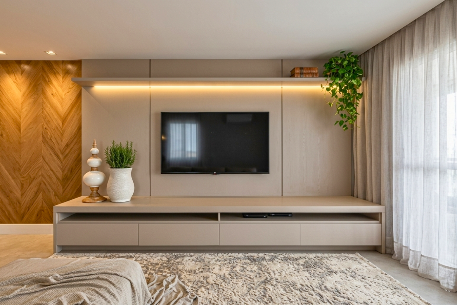 5 - sala planejada sob medida móveis bompani