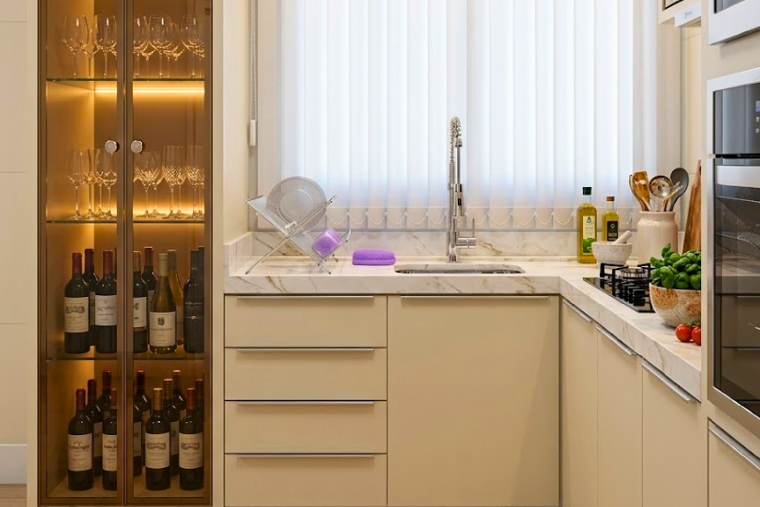 9 - cozinha planejada sob medida móveis bompani blumenau