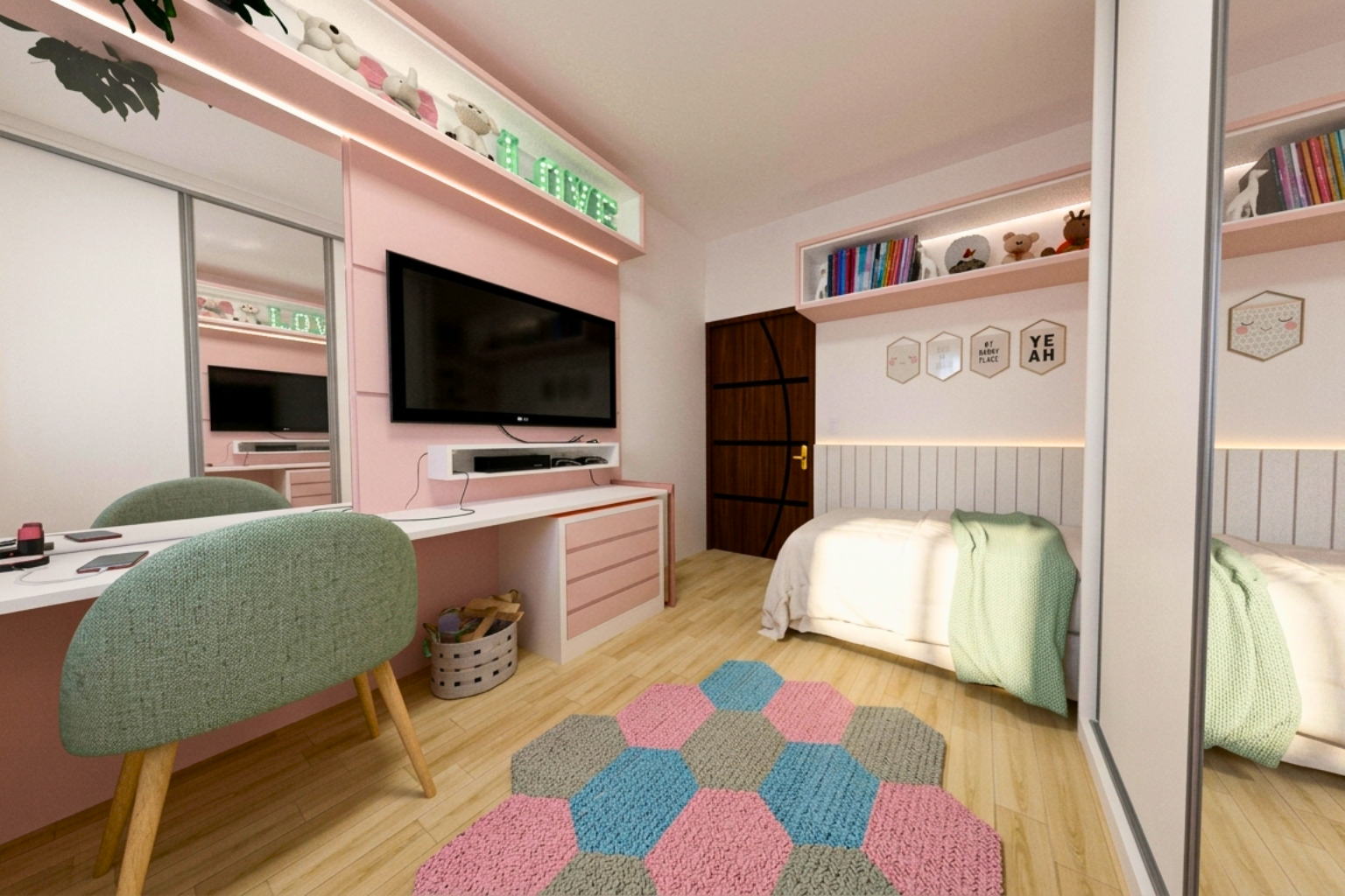 9 - quarto planejado sob medida móveis bompani